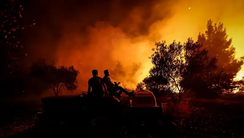 Çanakkale'deki Orman Yangını: 785 Kişi Güvenliğe Tahliye Edildi!