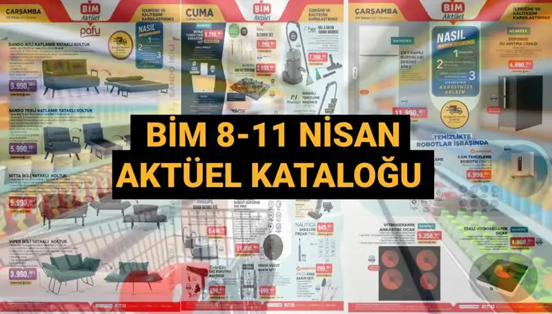 8-11 Nisan 2025'te BİM'de Neler Var? İşte Kaçırılmayacak Fırsatlar!
