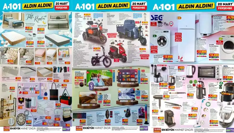 A101 Aktüel İndirim Kataloğu: Elektronik Mutfak Ürünlerinde Şaşırtan Fırsatlar