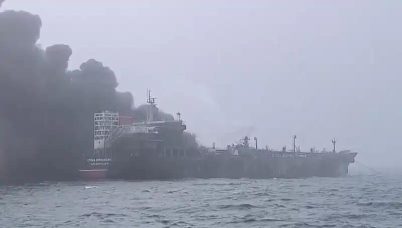 Kuzey Denizi'nde Zehirli Çarpışma: Kazadan Sonra Yasaklı Bölge